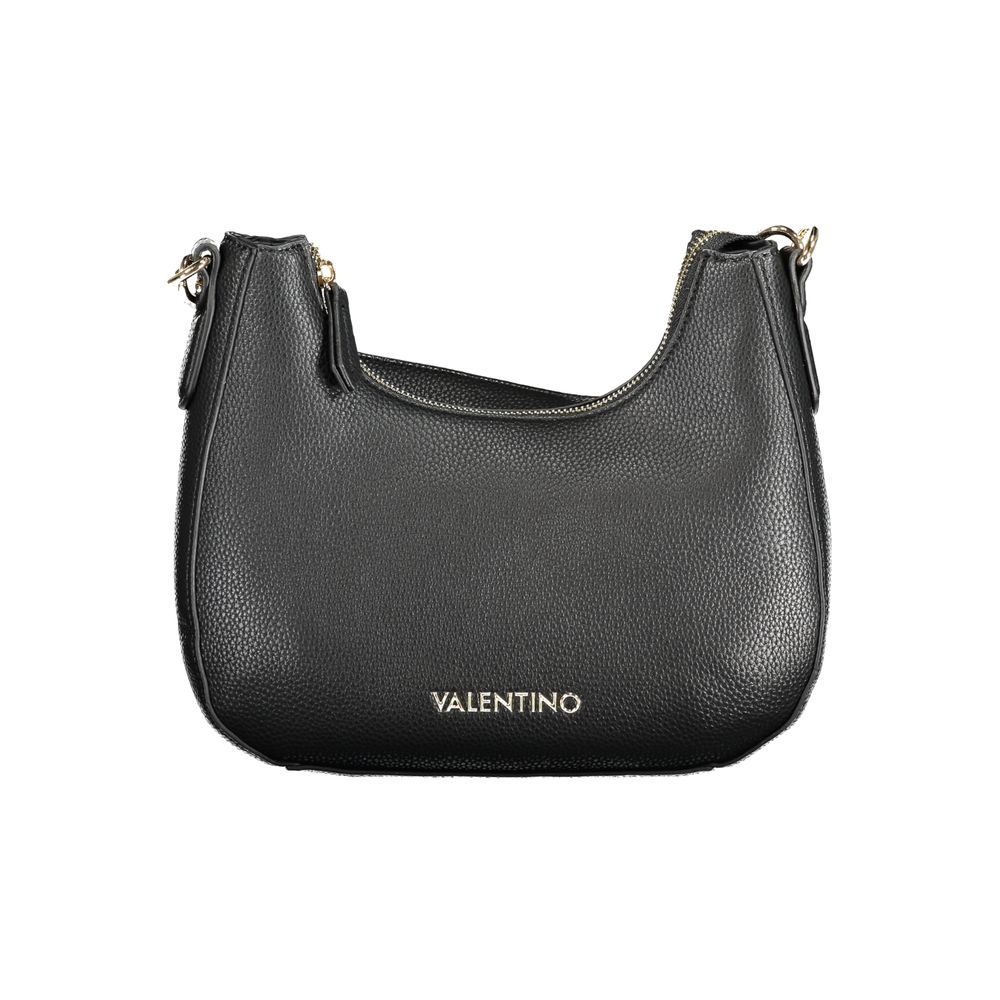 Black Polyurethane Women Bag