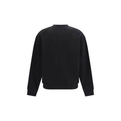 Black Cotton Sweatshirt