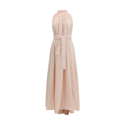 Multicolor Polyester Long Dress
