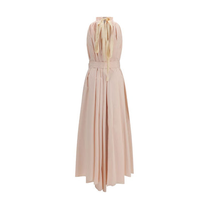 Multicolor Polyester Long Dress