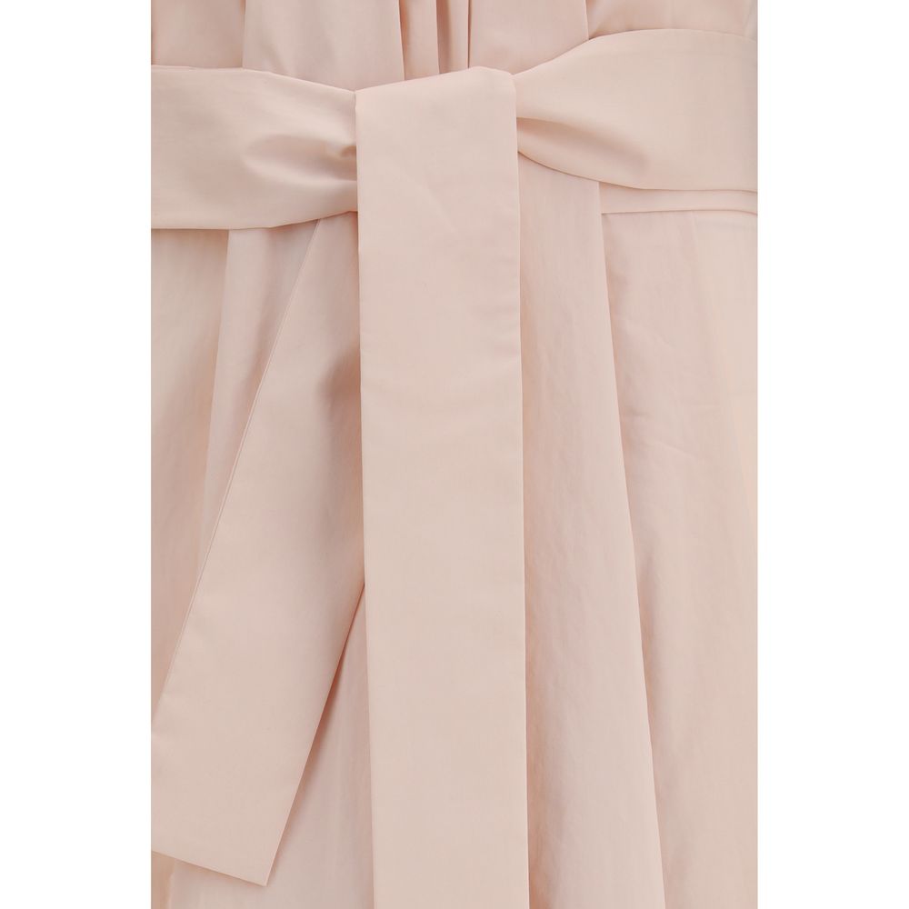 Multicolor Polyester Long Dress