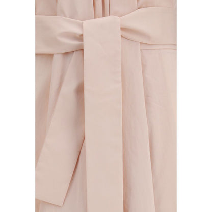 Multicolor Polyester Long Dress