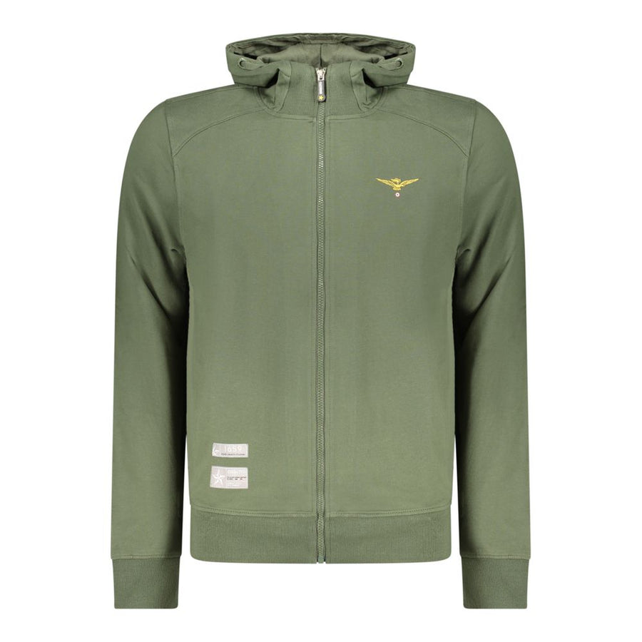 Blue Cotton Mens Hoodie
