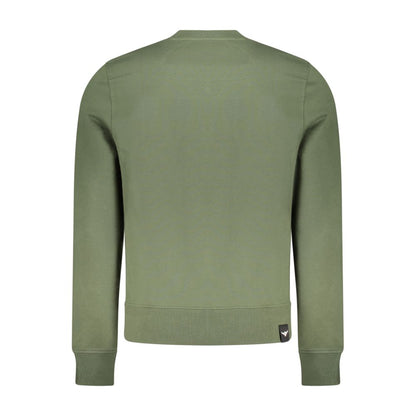 Black Cotton Men's Sweatshirt