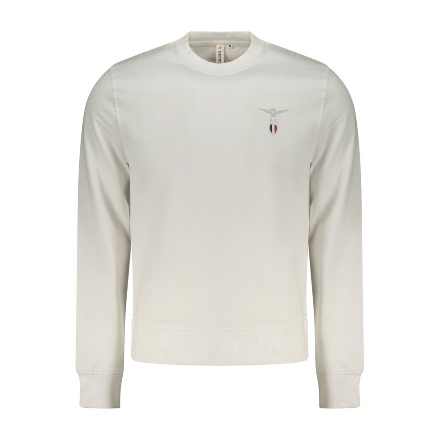 Bianco Cotton Men Sweatshirt