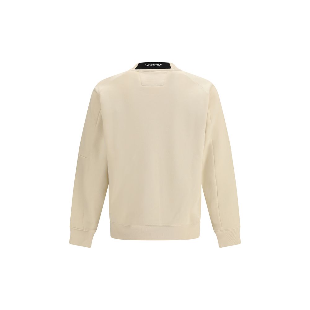 Beige Cotton Sweatshirt