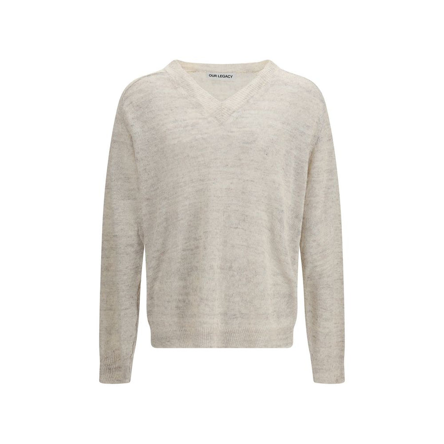 Beige Linen Sweatshirt