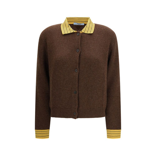 Brown Cashmere Cardigan