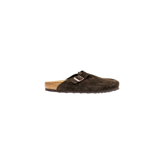 Brown Suede Leather Slippers