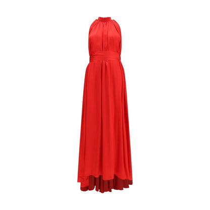 Multicolor Polyester Long Dress