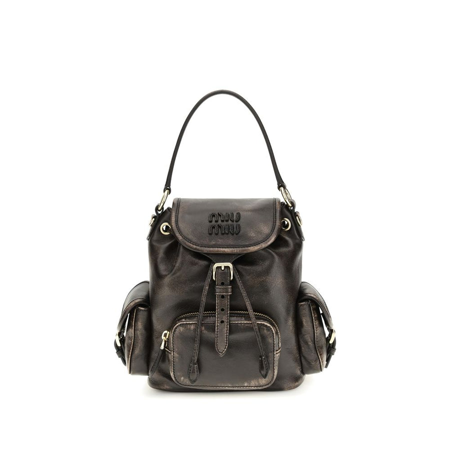 Brown Calf Leather Bos Taurus Backpack