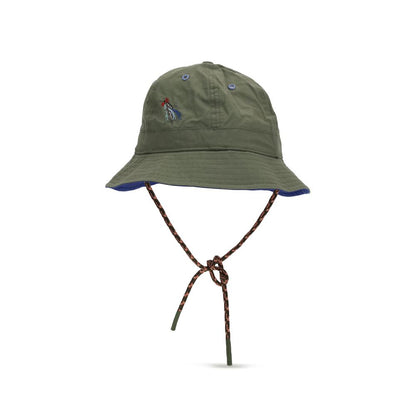 Bicolor Fabric Bucket Hat
