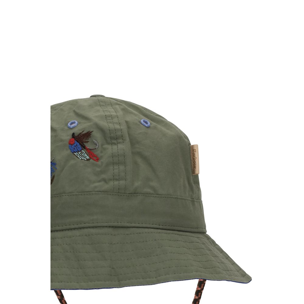 Bicolor Fabric Bucket Hat