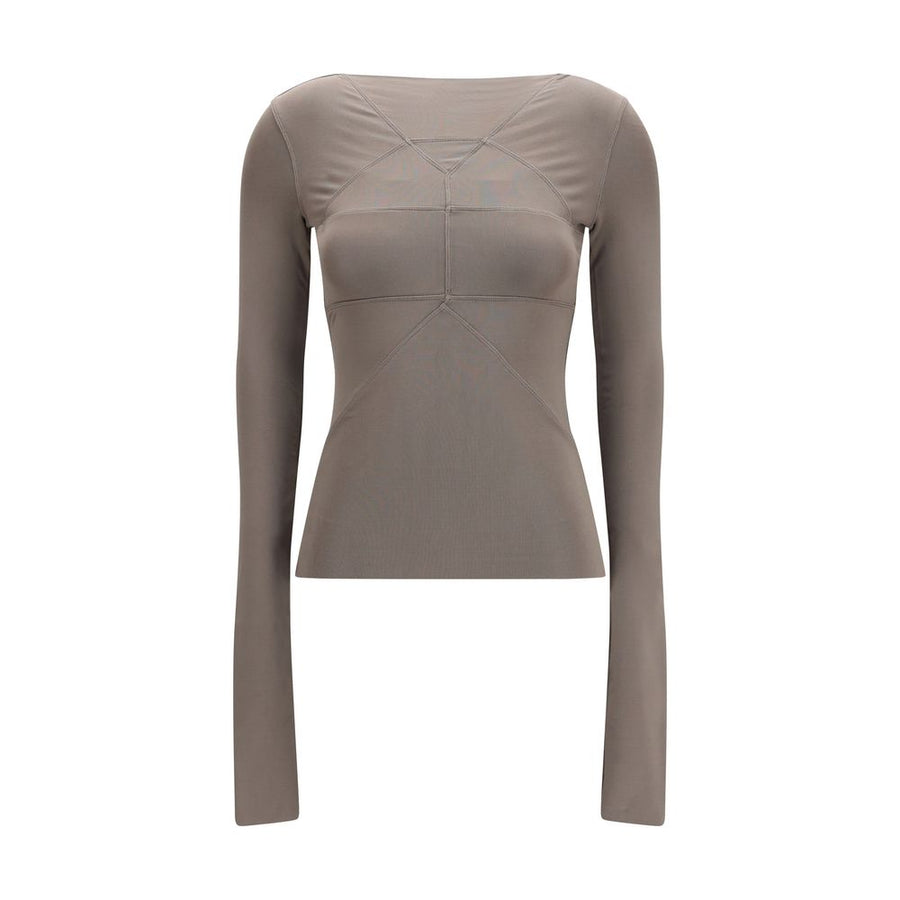 Gray Viscose Shirt