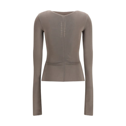 Gray Viscose Shirt