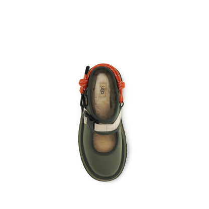 Bicolor Polyester Mules