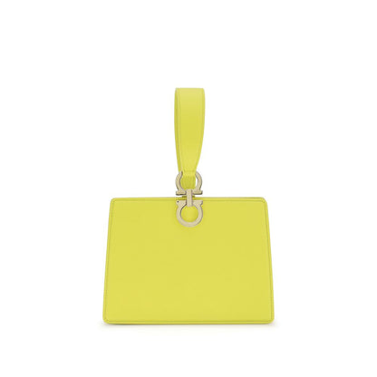 Bicolor Calf Leather Bos Taurus Clutch Bag