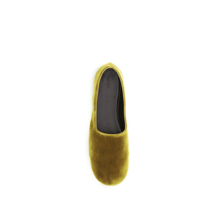 Bicolor Cotton Slip-On Loafers