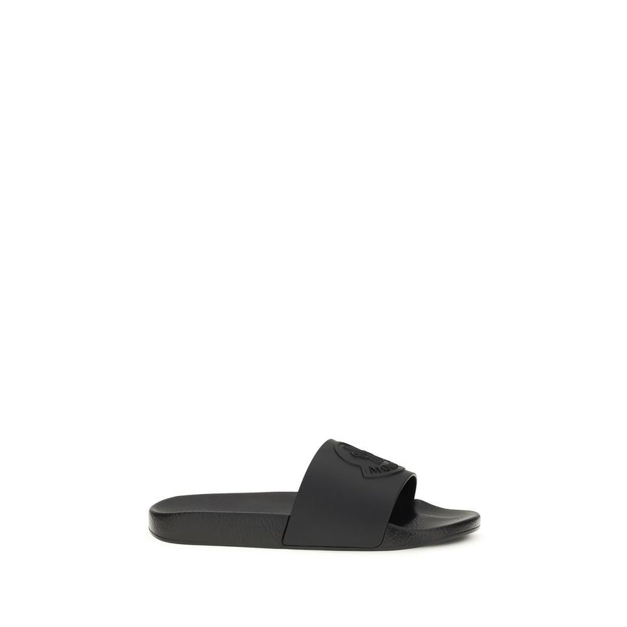Black Rubber Slippers