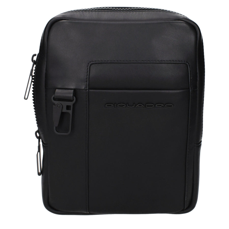Black Leather Crossbody Bag