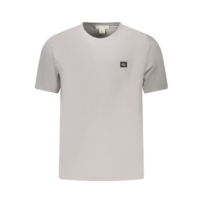Gray Cotton Men's T-Shirt