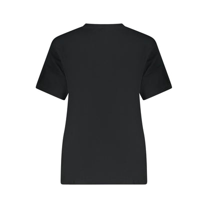 Black Cotton Women's T-Shirt