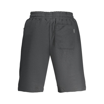 Black Cotton Men's Sweatpants