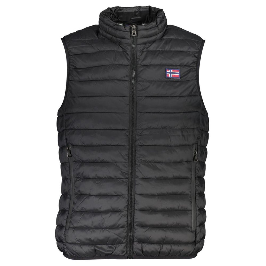 Black Polyamide Men's Jacket
