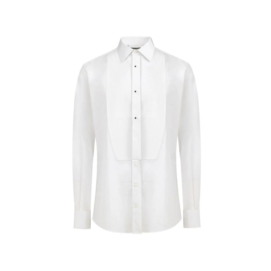 White Cotton Dress Shirt