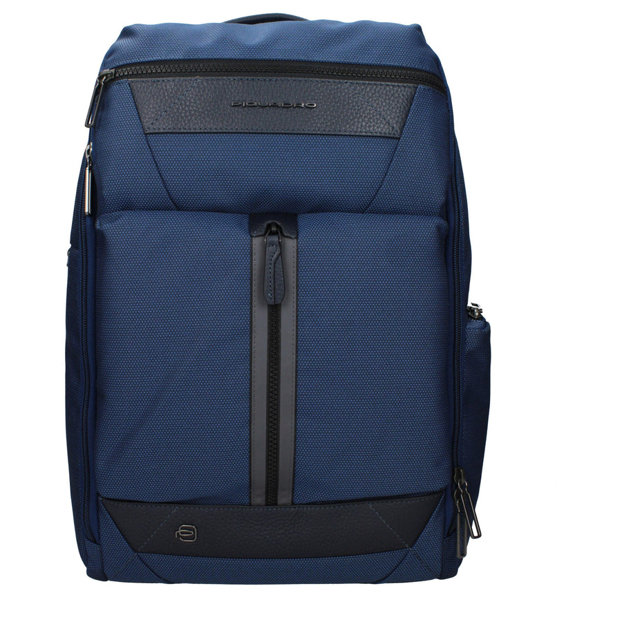 Blue Fabric Backpack