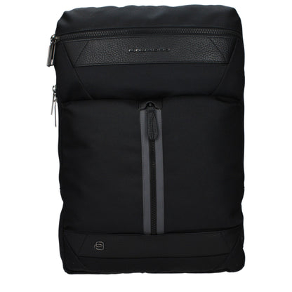 Black Fabric Backpack