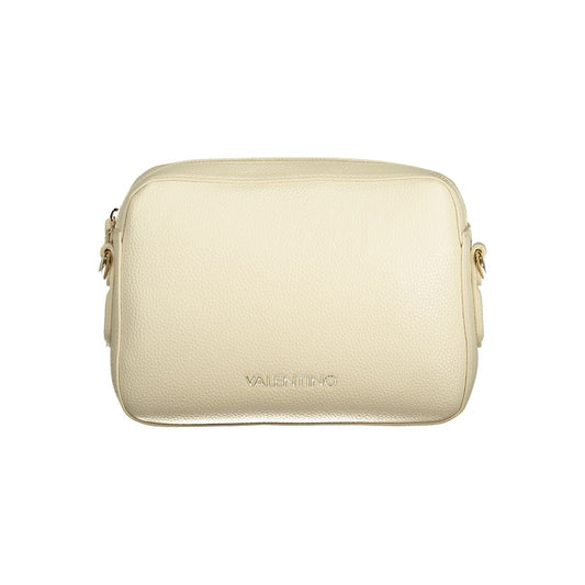 Beige Polyurethane Women's Bag