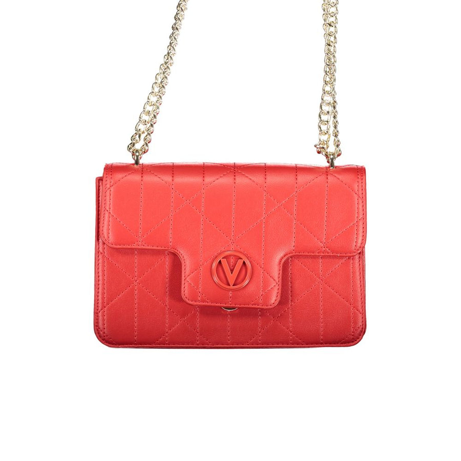 Red Polyurethane Womens Bag