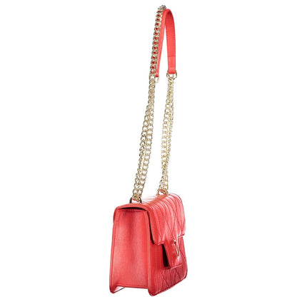 Red Polyurethane Womens Bag