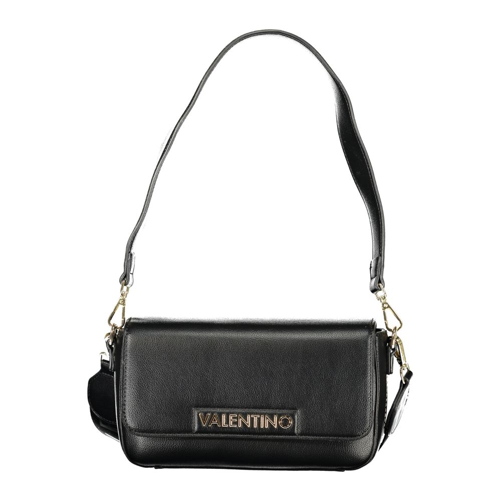 Nero Poliuretano Women Bag with Adjustable Shoulder Strap