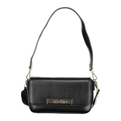 Nero Poliuretano Women Bag with Adjustable Shoulder Strap