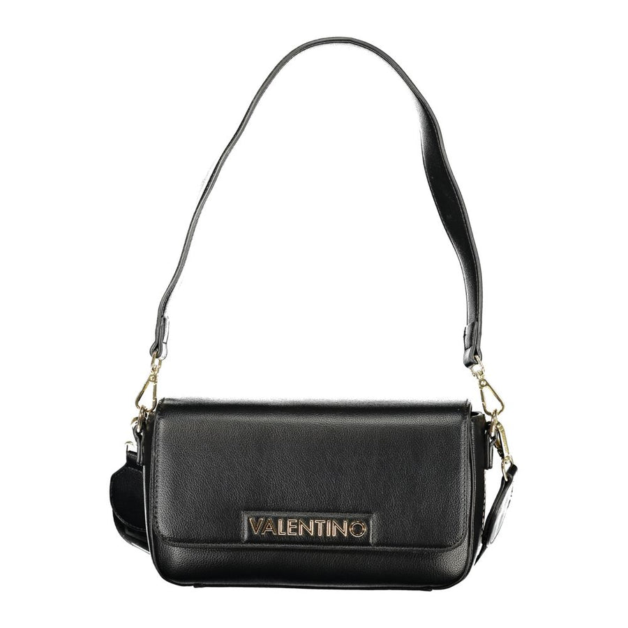 Nero Poliuretano Women Bag with Adjustable Shoulder Strap
