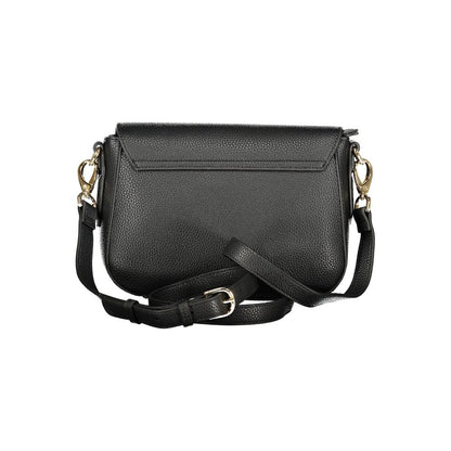 Black Polyurethane Womens Bag
