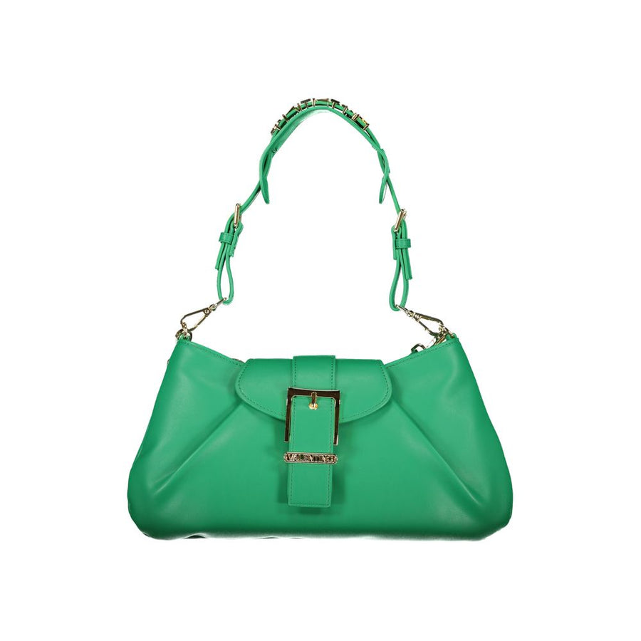 Verde Polyurethane Women's Bag with Adjustable Shoulder Strap