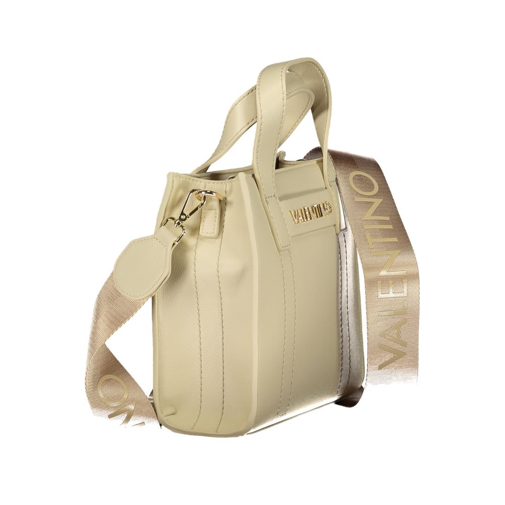 Beige Polyester Women's Bag