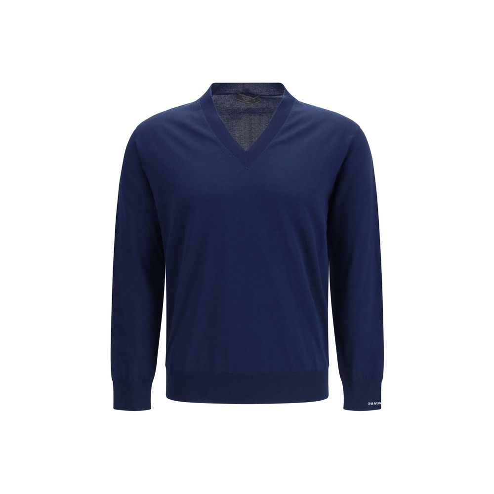 Blue Cotton Sweatshirt