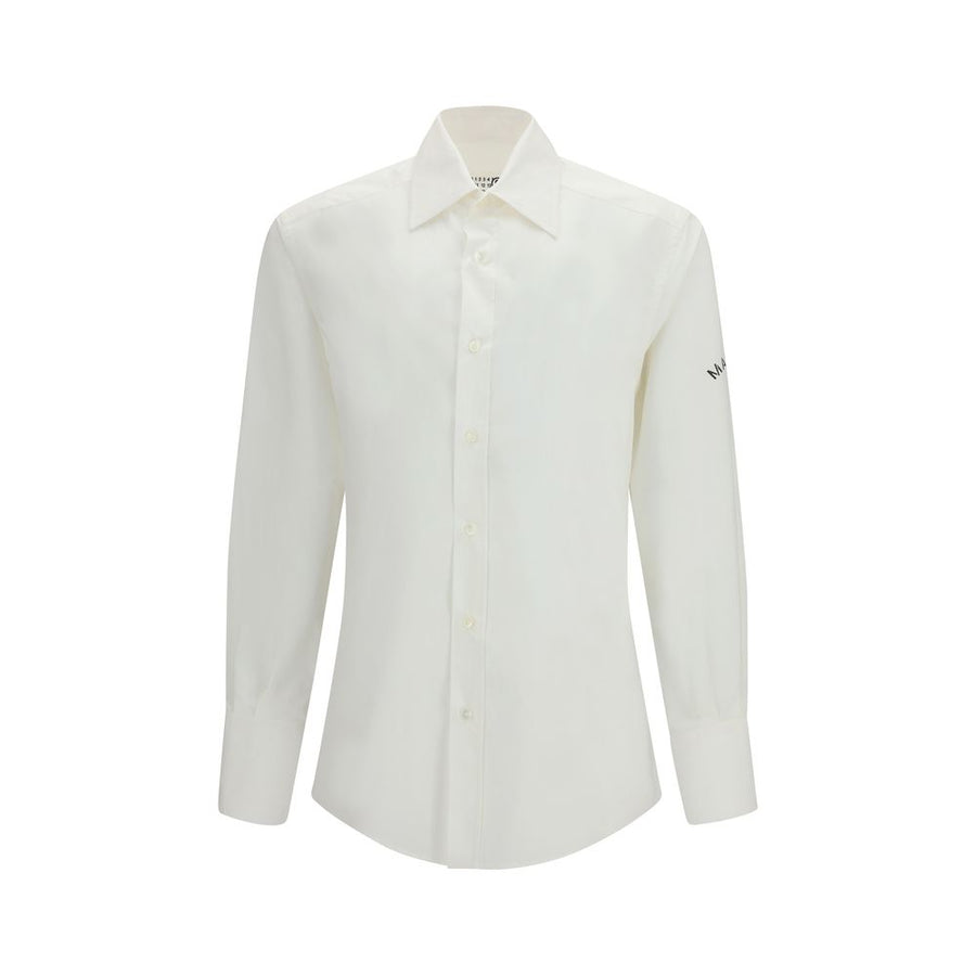 White Cotton Dress Shirt