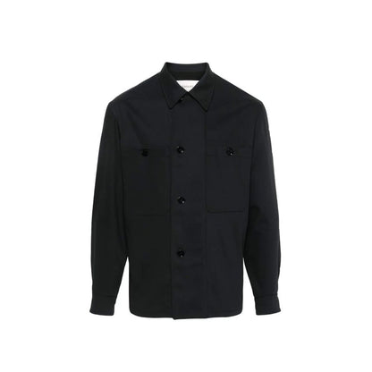Black Virgin Wool Coat