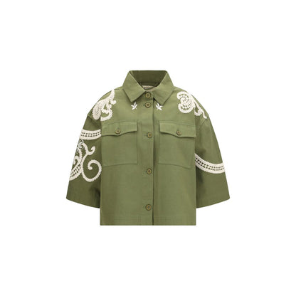Bicolor Cotton Coat