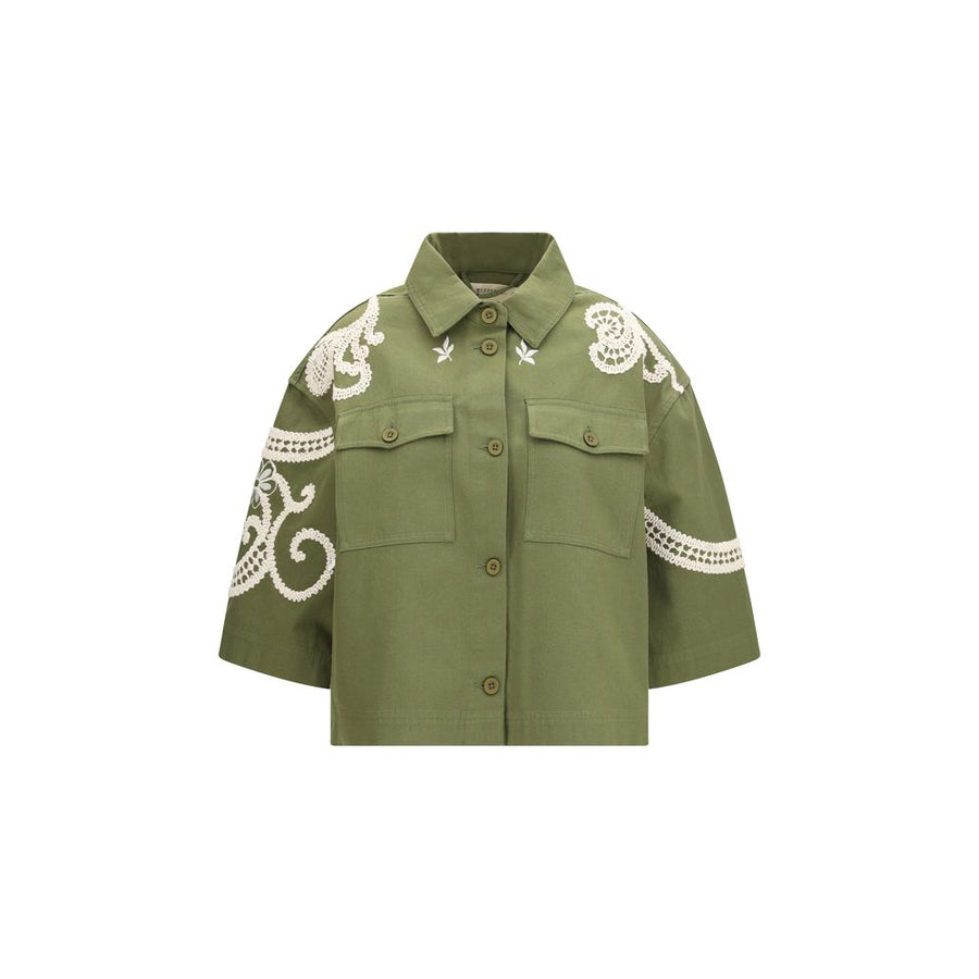 Bicolor Cotton Coat