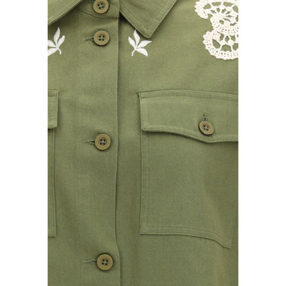 Bicolor Cotton Coat