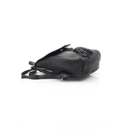Black Leather Women Bag