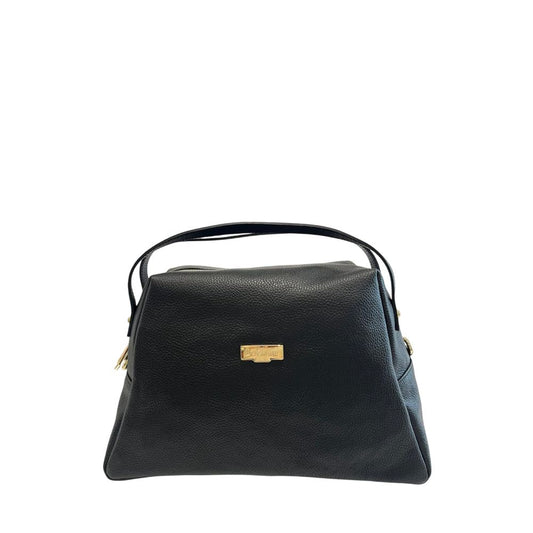 Black Cowhide Clutch Bag