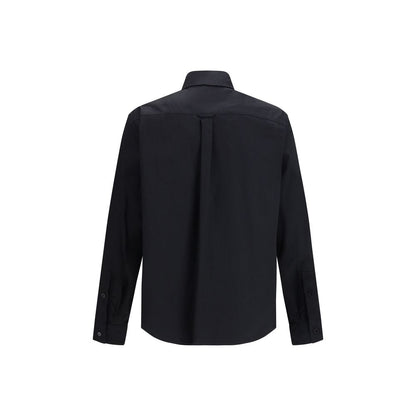 Black Cotton Dress Shirt
