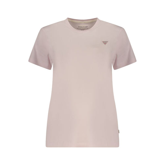 Pink Cotton Women's T-Shirt